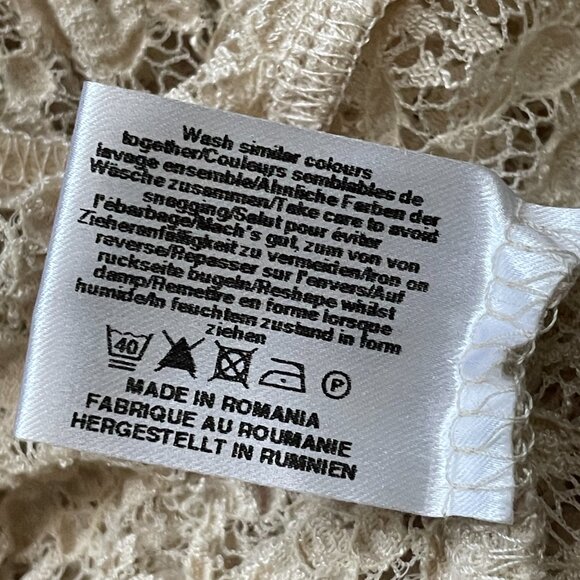 Stunning Windsmoor Cream Lace Blazer Jacket-Size Medium/Large - Picture 11 of 11